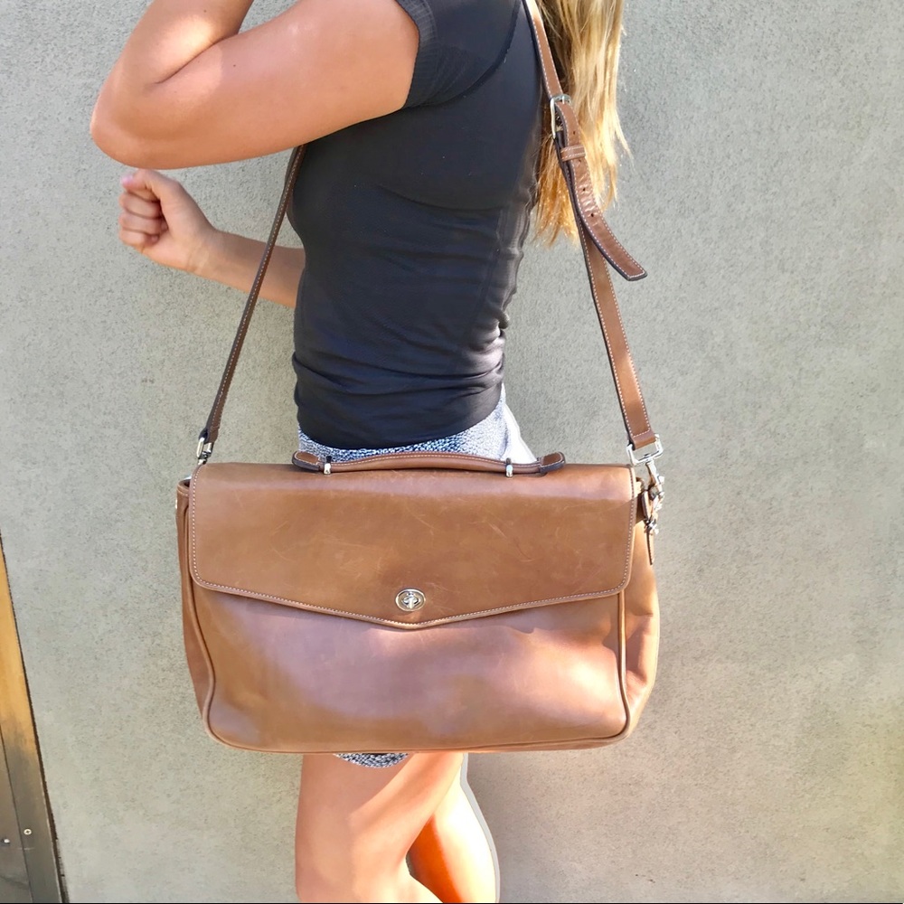 Coach briefcase/laptop shoulder bag